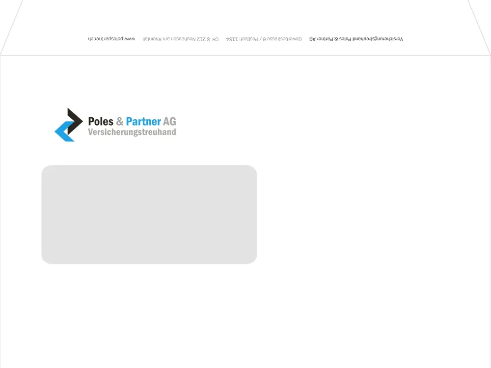 Leading Communication Kommunikationsagentur Schaffhausen | Poles & Partner Kuvert
