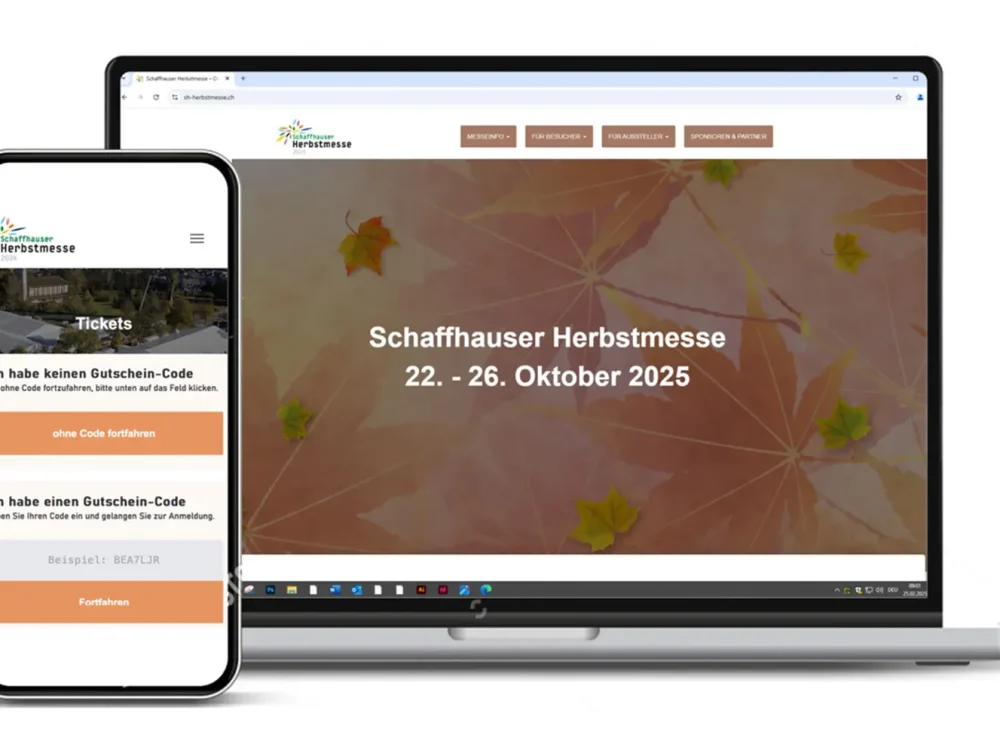 Leading Communication Kommunikationsagentur Schaffhausen | Referenz Schaffhauser Herbstmesse Webauftritt
